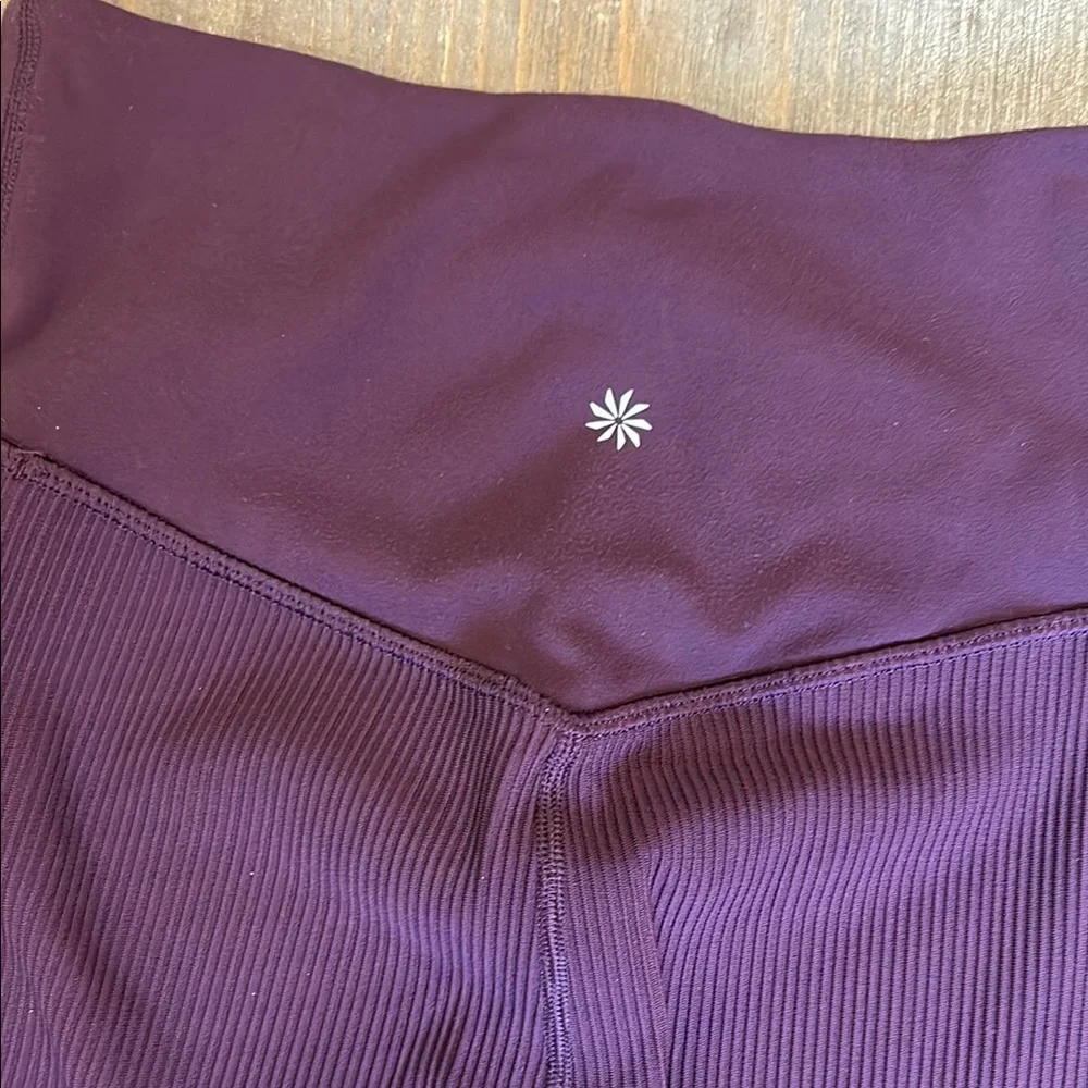 Athleta High-Waisted Plum Leggings - Picture 5 of 5